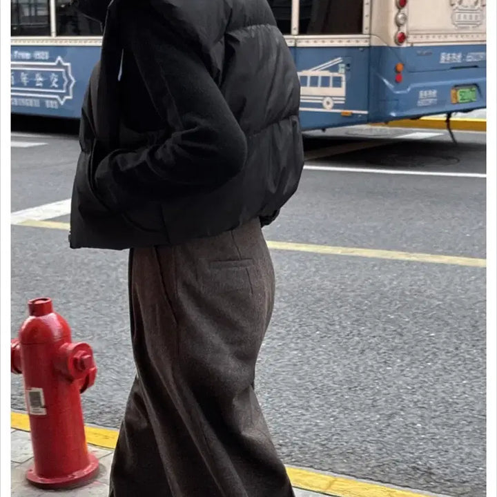 [BUNJANG] OHMU Duck Down Vest Black S / 오뮤 덕다운 베스트 블랙 S