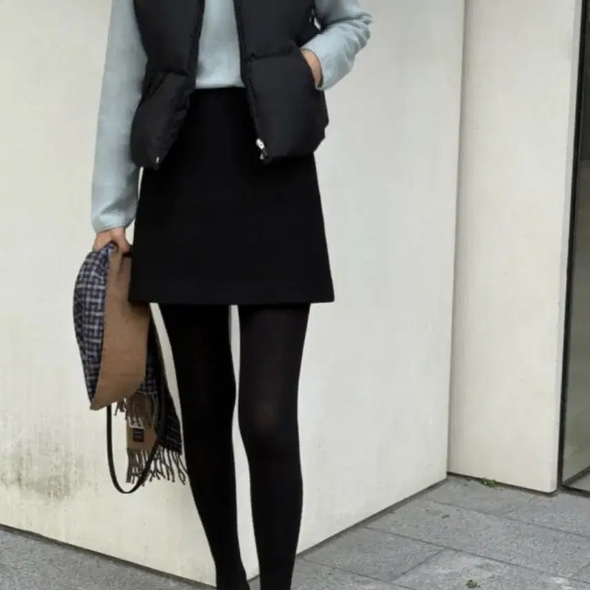 [BUNJANG] OHMU Duck Down Vest Black S / 오뮤 덕다운 베스트 블랙 S
