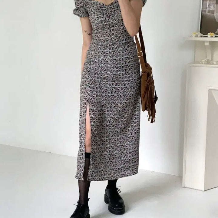 [SOLD OUT] 루루서울Fleurir Slit Dress 사이즈S