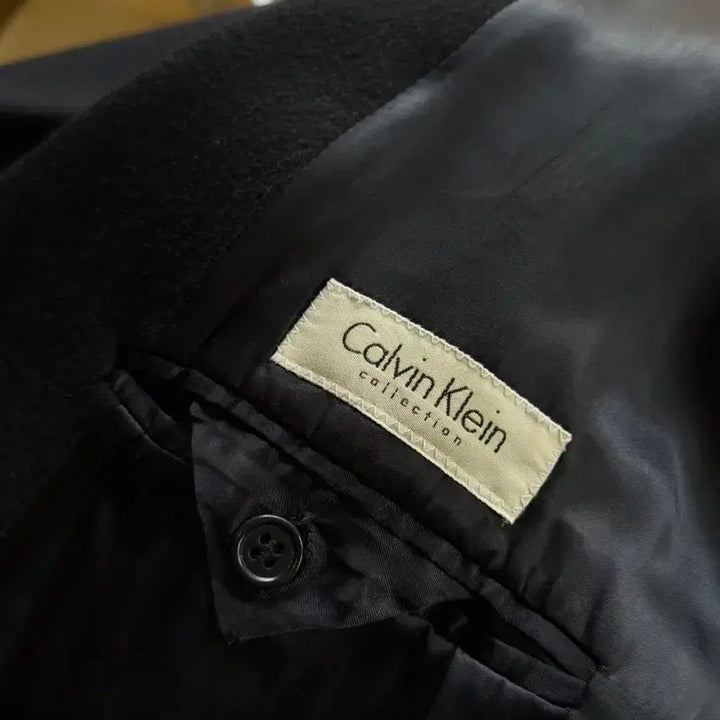 [BUNJANG] Calvin Klein Cashmere Double-Breasted Coat / 캘빈클라인 캐시미어 더블브레스티드 코트 남성100-105