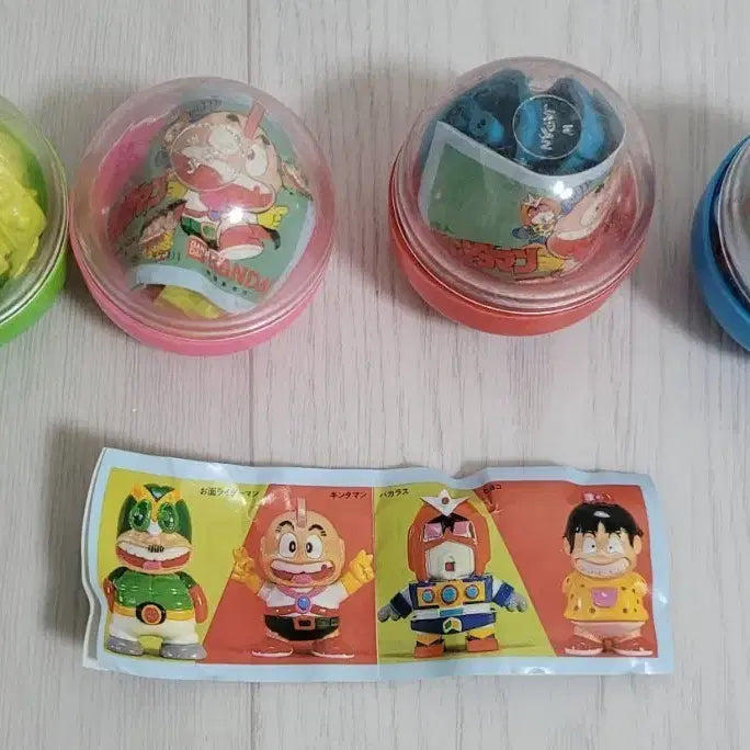[BUNJANG] Kintaman Miniature Figures Set of 4 / 고전 초인 킨타맨 미니피규어4종
