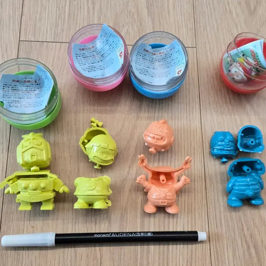 [BUNJANG] Kintaman Miniature Figures Set of 4 / 고전 초인 킨타맨 미니피규어4종