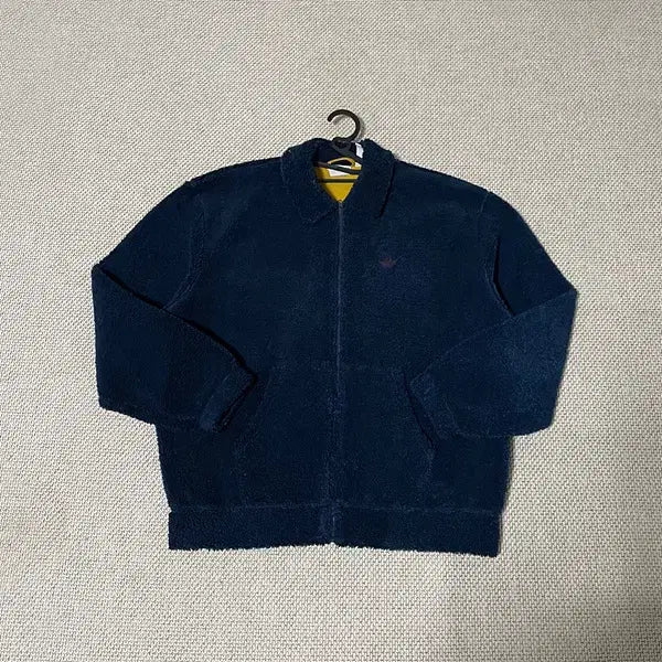 [BUNJANG] Adidas Fleece Track Top Jacket / L 아디다스 플리스 트랙탑 후리스 자켓 N.6523