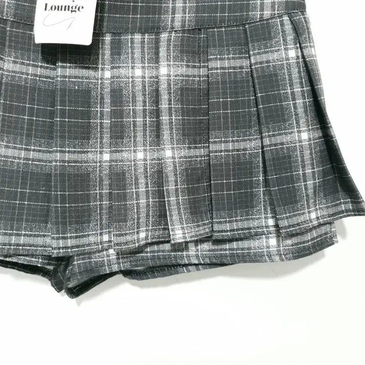 [BUNJANG] Unbranded Plaid Pleated Skirt Shorts S0496 / 체크 플리츠 치마바지 S_S0496