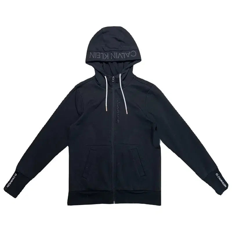 [BUNJANG] Calvin Klein Hooded Training Zip-up Jacket S / 캘빈클라인 후드 트레이닝 집업 S
