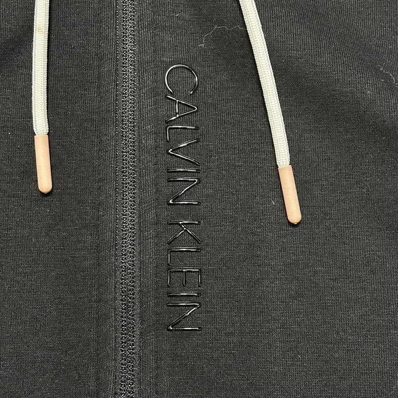 [BUNJANG] Calvin Klein Hooded Training Zip-up Jacket S / 캘빈클라인 후드 트레이닝 집업 S
