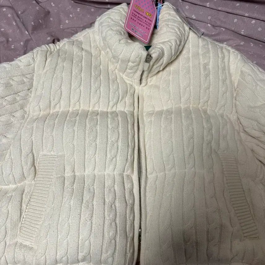 [BUNJANG] Unbranded Knit Padded Jacket / Category9)니트패딩