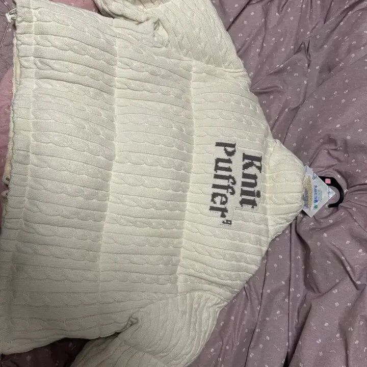[BUNJANG] Unbranded Knit Padded Jacket / Category9)니트패딩