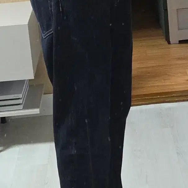 [BUNJANG] Hatchki Loose Tapered Selvedge Denim Pants / (착샷) 하츠키 루즈 테이퍼드 셀비지 데님 팬츠