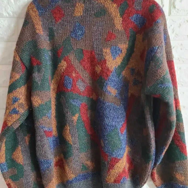 [BUNJANG] Ssangbangwool Lee Vintage Pattern Knitwear / (희귀템)쌍방울 Lee 빈티지 패턴 니트(95)