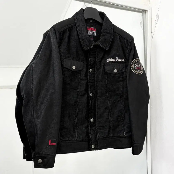 [BUNJANG] Fubu Suede Arm Sherpa Trucker Jacket / 후부 스웨이드암 쉐르파 트러커 자켓