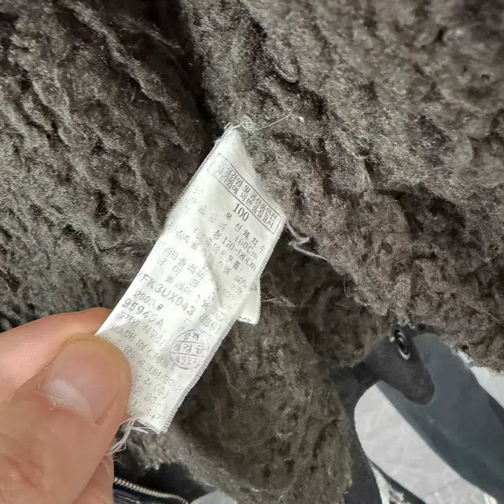 [BUNJANG] Fubu Suede Arm Sherpa Trucker Jacket / 후부 스웨이드암 쉐르파 트러커 자켓