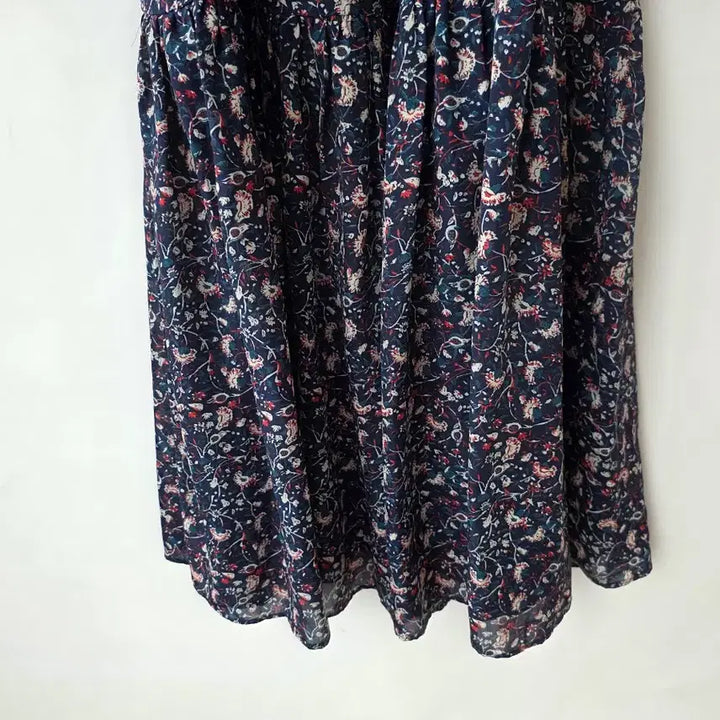 [SOLD OUT] 44-55)잔꽃무늬 시폰 밴딩원피스