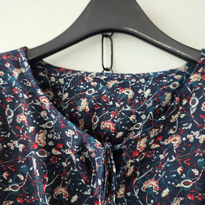 [SOLD OUT] 44-55)잔꽃무늬 시폰 밴딩원피스