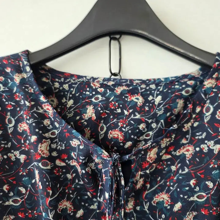 [SOLD OUT] 44-55)잔꽃무늬 시폰 밴딩원피스