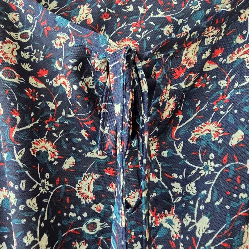 [SOLD OUT] 44-55)잔꽃무늬 시폰 밴딩원피스