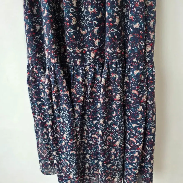 [SOLD OUT] 44-55)잔꽃무늬 시폰 밴딩원피스