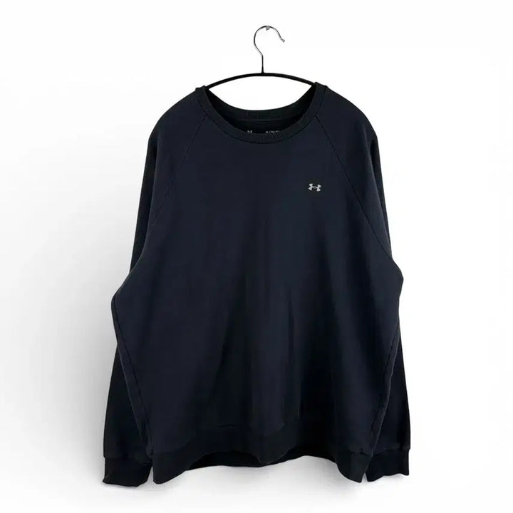 [BUNJANG] Under Armour Small Logo Fleece Sweatshirt / XL) 언더아머 스몰로고 기모 맨투맨 블랙
