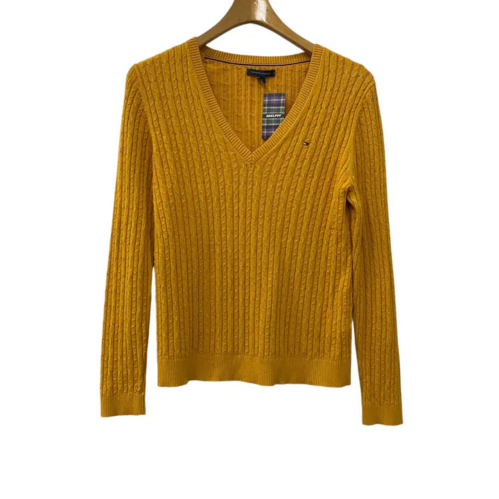[BUNJANG] Tommy Hilfiger V-Neck Knit Sweater (M) / 284. 여성용 타미 브이넥 니트(M)