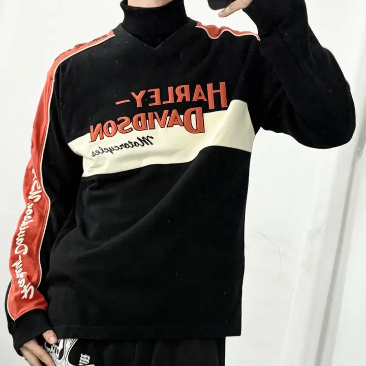 [BUNJANG] Harley Davidson Racing Sweatshirt / 할리데이비슨 레이싱 맨투맨