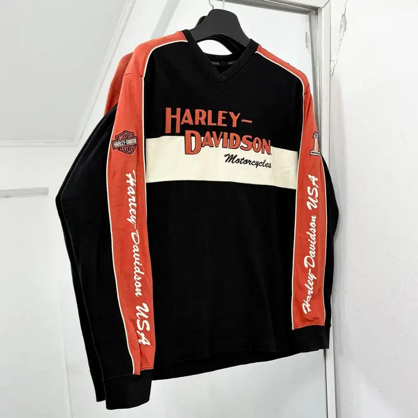 [BUNJANG] Harley Davidson Racing Sweatshirt / 할리데이비슨 레이싱 맨투맨