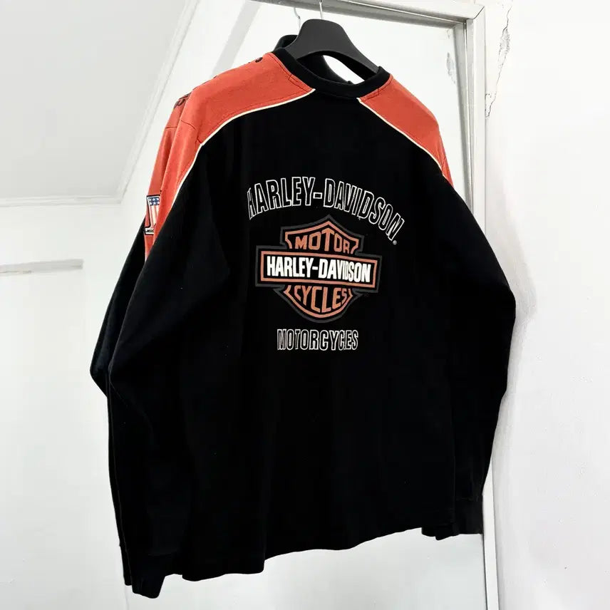 [BUNJANG] Harley Davidson Racing Sweatshirt / 할리데이비슨 레이싱 맨투맨