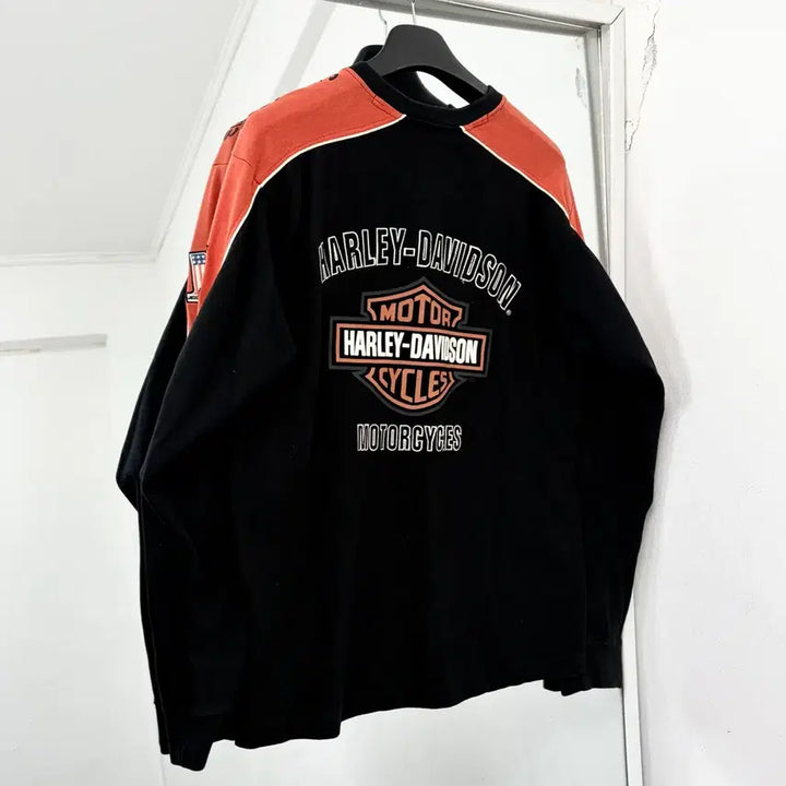 [BUNJANG] Harley Davidson Racing Sweatshirt / 할리데이비슨 레이싱 맨투맨