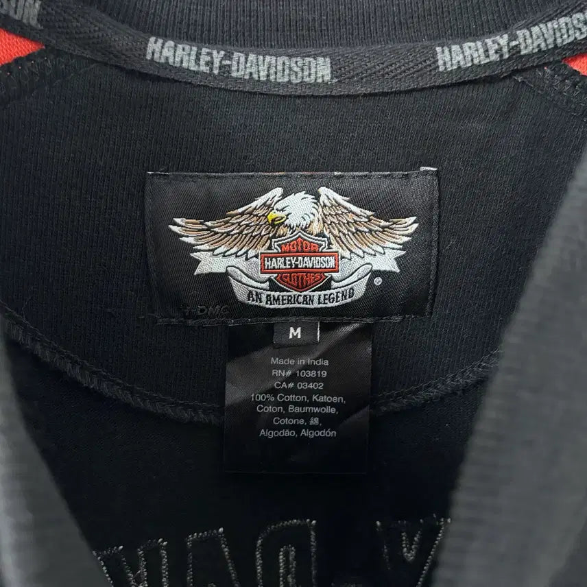 [BUNJANG] Harley Davidson Racing Sweatshirt / 할리데이비슨 레이싱 맨투맨