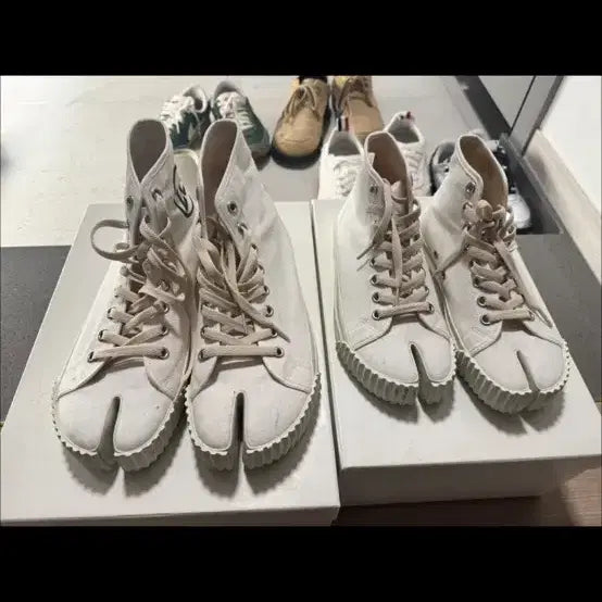 [BUNJANG] Maison Margiela Tabi High Top Sneakers - Size 36 / 메종마르지엘라 타비 하이탑 스니커즈 - 36사이즈