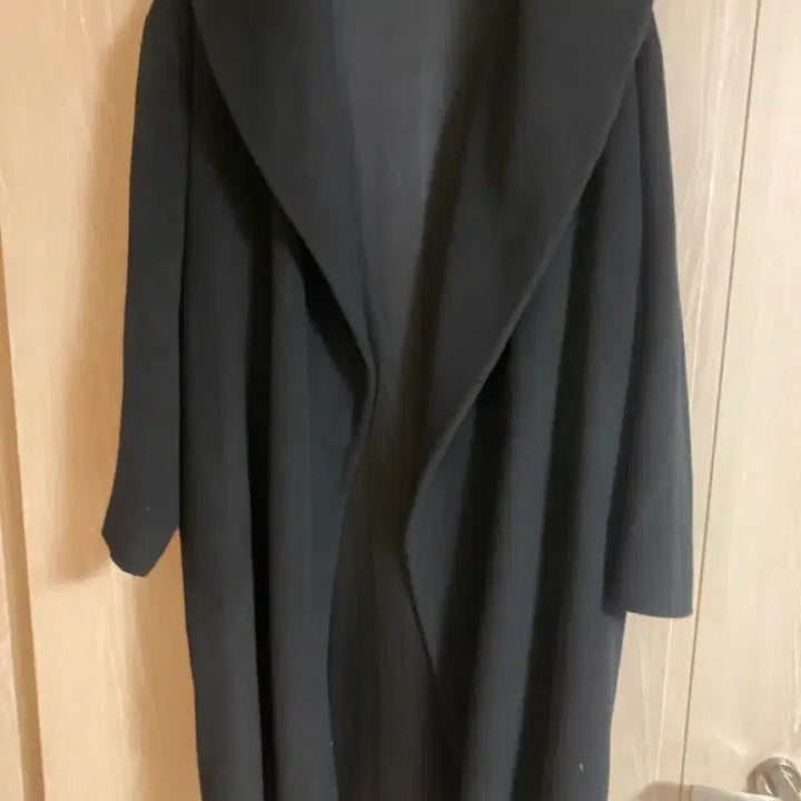 [BUNJANG] Cashmere 100% Black Half Coat / 캐시미어 100 블랙 반코트