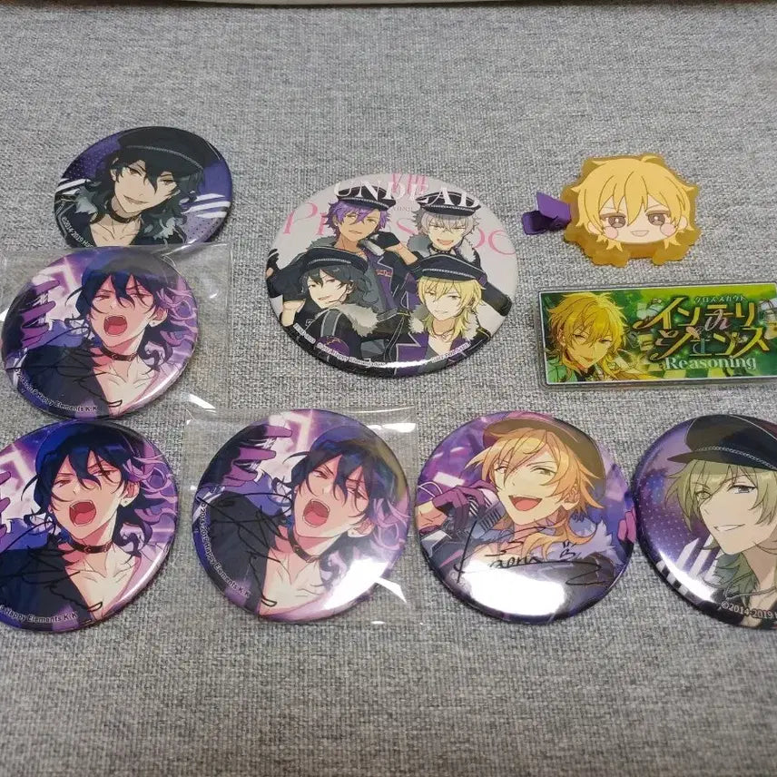 [BUNJANG] Sakuma Rei &amp; Hakaze Kaoru Bundle Set Can Badges / 사쿠마레이 하카제카오루 캔뱃지 일괄