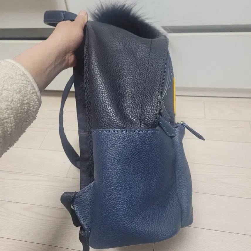 [BUNJANG] FENDI Monster Leather Backpack / (정품) FENDI 펜디 몬스터 가죽 백팩(보증서포함)