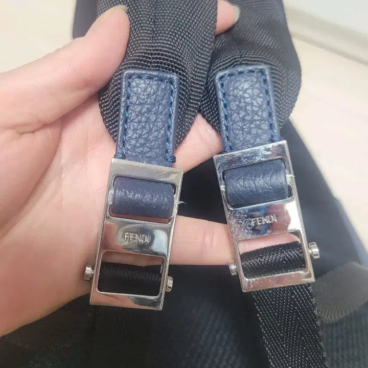 [BUNJANG] FENDI Monster Leather Backpack / (정품) FENDI 펜디 몬스터 가죽 백팩(보증서포함)