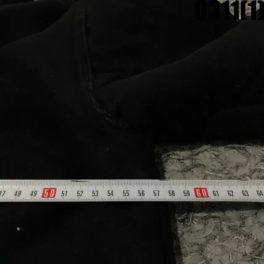 [SOLD OUT] U TURN 블랙 퍼 더플 코트 L