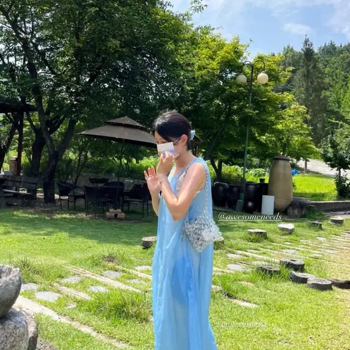 [BUNJANG] Cosmoss Nylon Dress / 코스모스 cosmoss 나일론 원피스