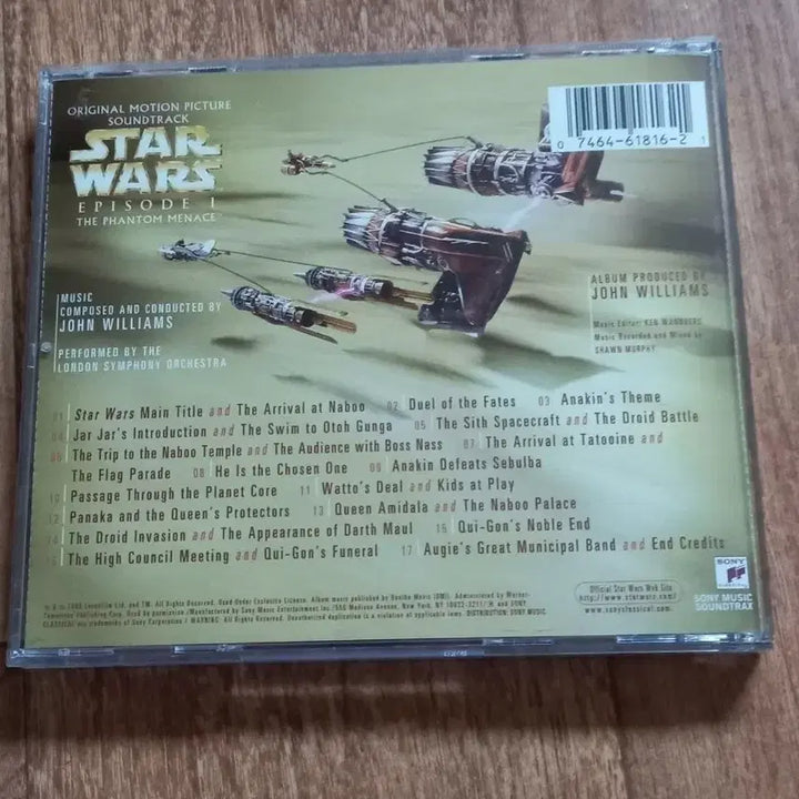 [BUNJANG] Star Wars Episode 1 OST CD / star wars cd 스타워즈