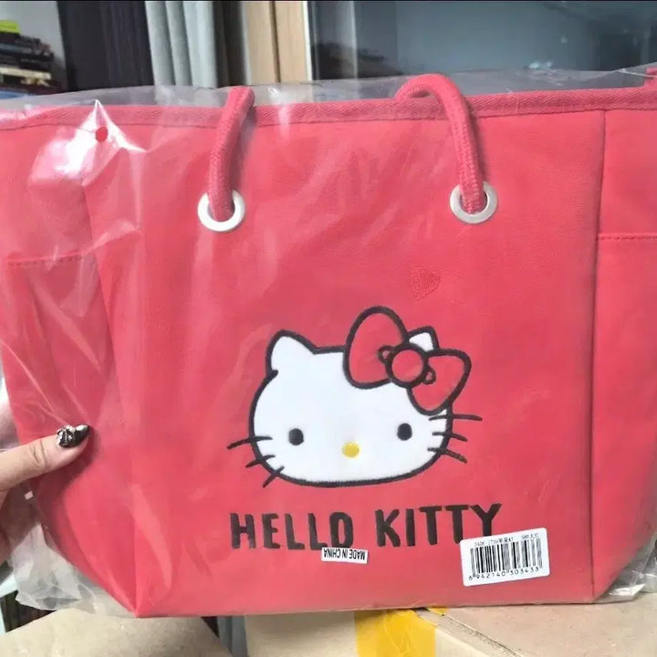 [BUNJANG] Sanrio Hello Kitty White Shopper Bag / 정품) 산리오 헬로키티 쇼퍼백 새상품 2종