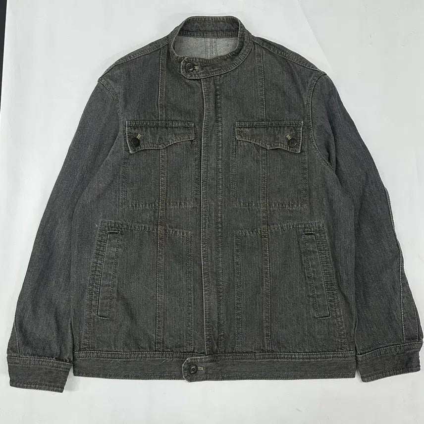 [BUNJANG] Vintage City Boy Y2K Black Denim Jacket / 일본빈티지 시티보이 Y2K 긱시크 펑크 흑청 레트로 데님 남성 청자켓