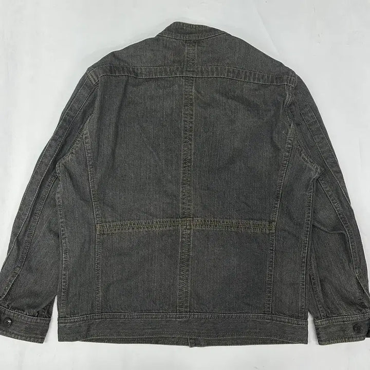[BUNJANG] Vintage City Boy Y2K Black Denim Jacket / 일본빈티지 시티보이 Y2K 긱시크 펑크 흑청 레트로 데님 남성 청자켓