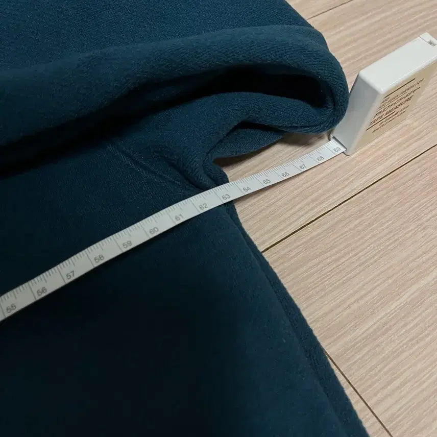 [BUNJANG] Tecket Half-Zip Sweatshirt Blue Green / 테켓 하프집업 맨투맨 블루그린
