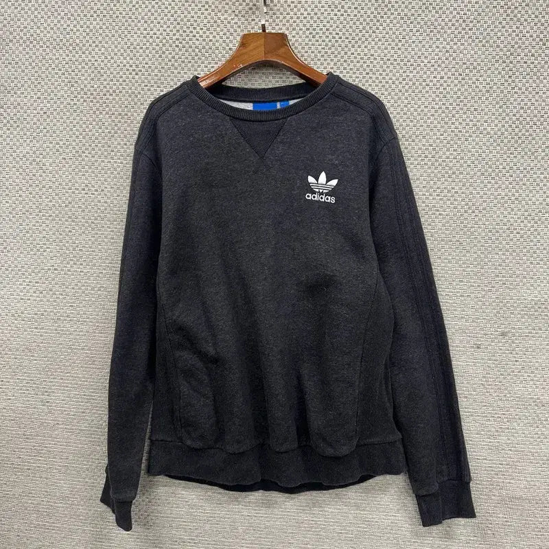 [BUNJANG] Adidas Embroidered Logo Fleece Sweatshirt Men&