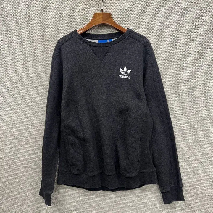 [BUNJANG] Adidas Embroidered Logo Fleece Sweatshirt Men&