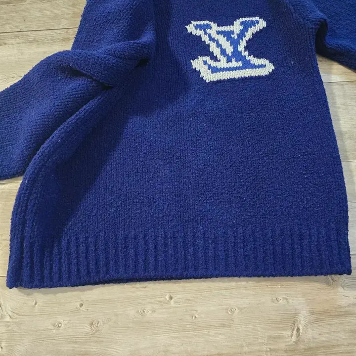 [SOLD OUT] [정품/S급] 루이비통 인타르시아 니트 블루 XL사이즈