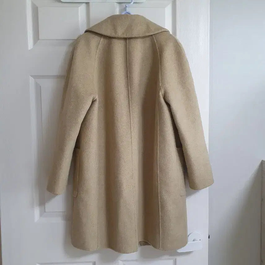 [BUNJANG] SOUP Handmade Beige Coat / (거의새거 수준)66~77 SOUP 숲 핸드메이드 모코트