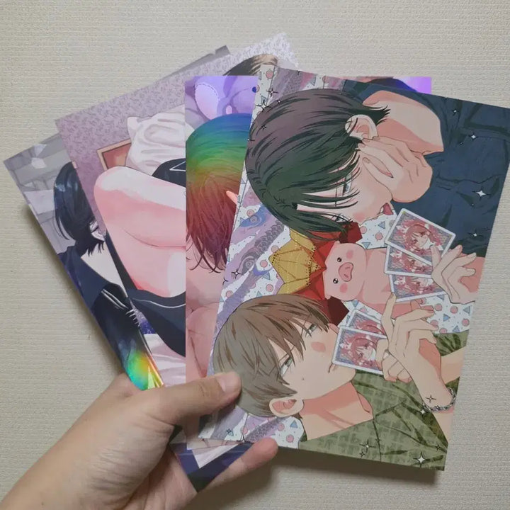 [SOLD OUT] 봄의 폭풍과 몬스터 사인회 팝업 일러스트 카드 4종 일괄