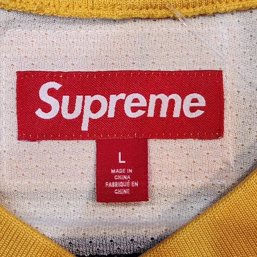 [BUNJANG] Supreme Sudden Death Football Jersey Black/Gold / 슈프림 서든데스 풋볼 저지 블랙/골드
