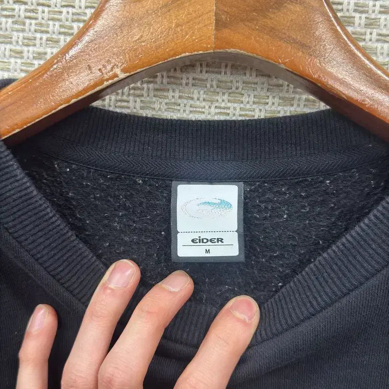 [BUNJANG] Aider Embroidered Logo Fleece Sweatshirt Men&