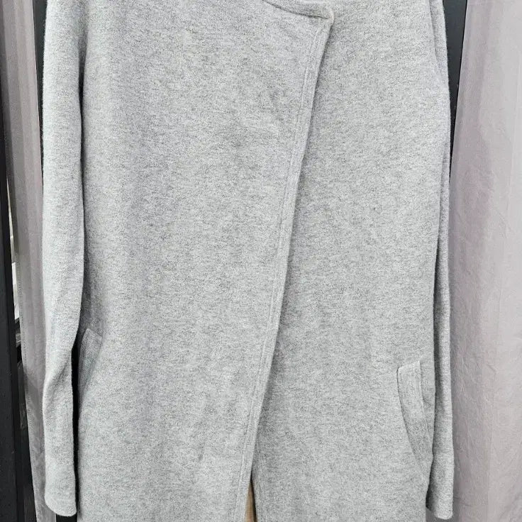 [BUNJANG] Theory Wool Angora Blend Long Cardigan Gray XS / Theory 띠어리 울/앙고라 혼방 롱 가디건 그레이 XS