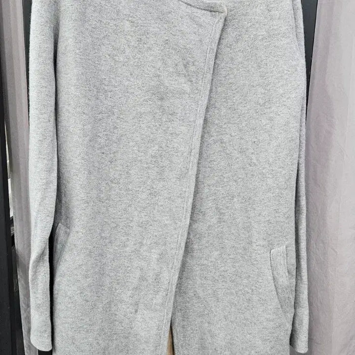 [BUNJANG] Theory Wool Angora Blend Long Cardigan Gray XS / Theory 띠어리 울/앙고라 혼방 롱 가디건 그레이 XS
