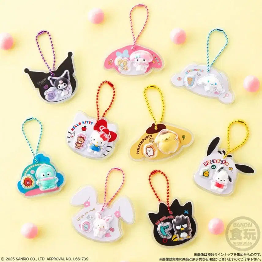 [BUNJANG] Bad Badtz-Maru Sanrio Keyring / 바츠마루 산리오 미니어처 패키지 챰